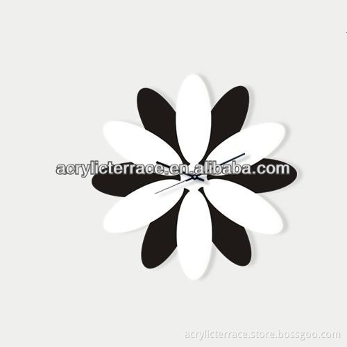 Acrylic Flower Wall Clock - hg131207002B